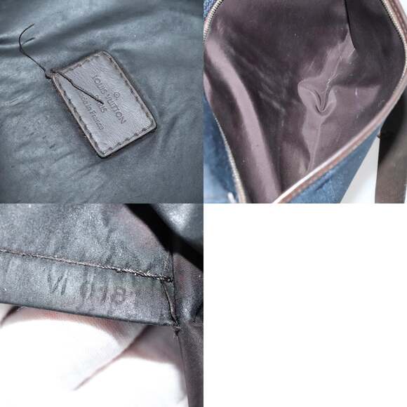 LOUIS VUITTON Damier Geant Petite Message Shoulder Bag Navy N41127 - Picture 12 of 12